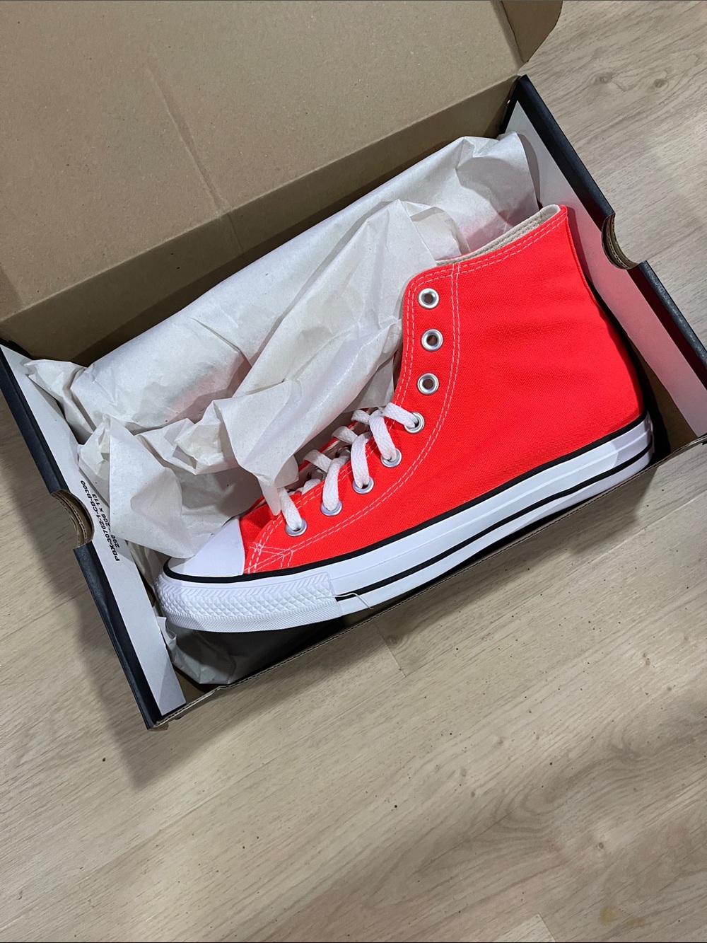 Converse Black and White Logo Shoe Box